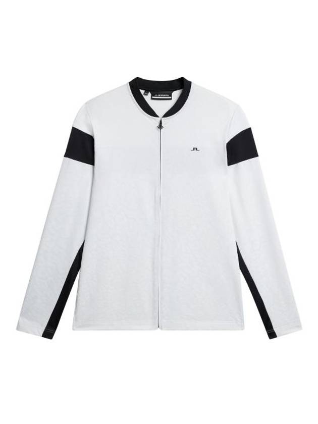 Charles Technical Zip Mid Layer Jacket White - J.LINDEBERG - BALAAN 2