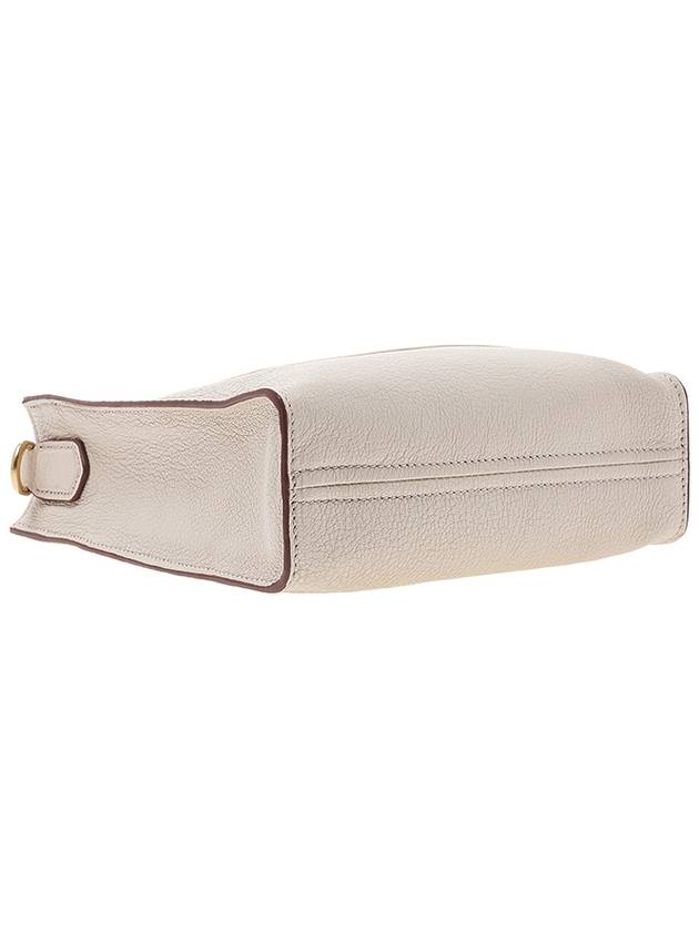 Madras Leather Shoulder Bag Raw White - MIU MIU - BALAAN 6