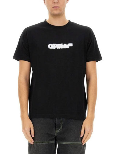 Off-White T-Shirt With Logo - OFF WHITE - BALAAN 1