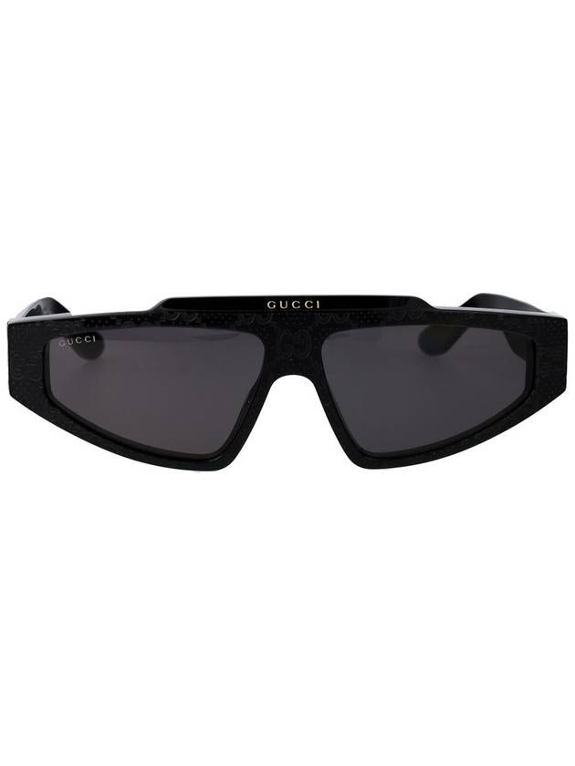 24SS Sunglasses GG1591S 001 BLACK BLACK GRAY - GUCCI - BALAAN 2