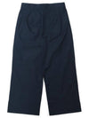 Gatti Cotton Wide Pants Navy - MAX MARA - BALAAN 3