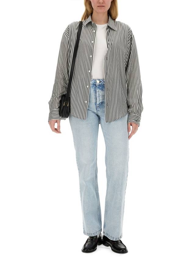 de Coeur Striped Shirt E24USH126VI0015 - AMI - BALAAN 3