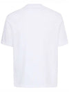 Small Heart Logo Boxy Fit Short Sleeve T-Shirt White - AMI - BALAAN 4