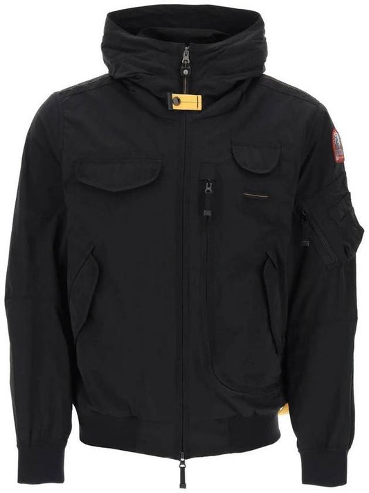 Men's Gobi Spring Hooded ZipUp Black - PARAJUMPERS - BALAAN 1