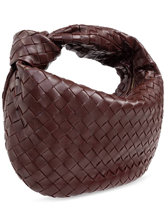 Bottega Veneta Handbag Jodie Small, Women's, Burgundy - BOTTEGA VENETA - BALAAN 4