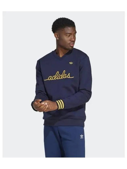 Nice Embroidered Sweatshirt Navy - ADIDAS - BALAAN 2