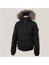 Women's Aviator Smooth Down Bomber AVIATOR SMOOTH HWE036P0009 BLACK PNC101bk - PYRENEX - BALAAN 1