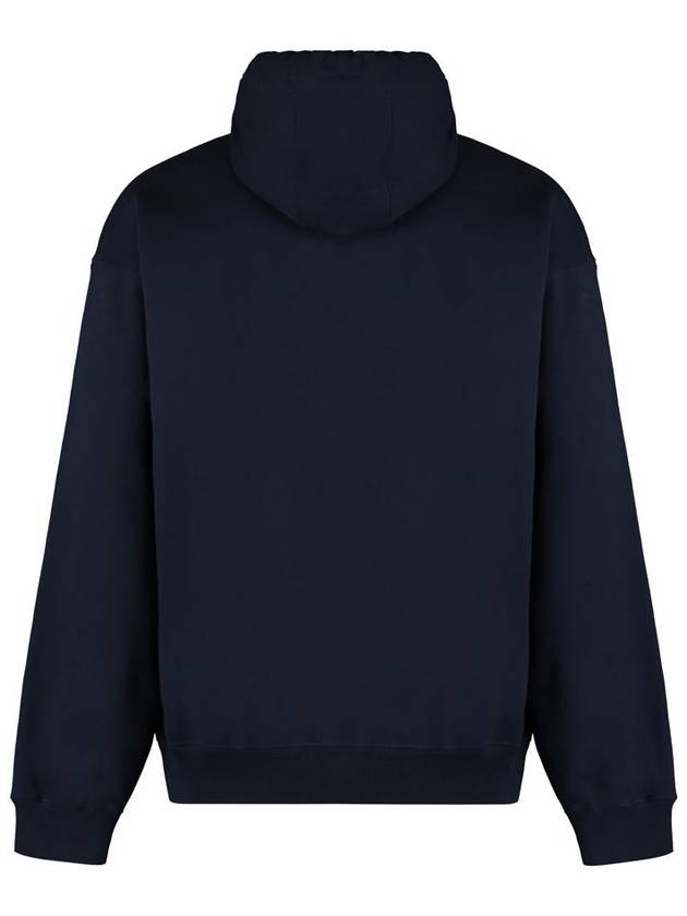 Hooded Sweatshirt 10086611A06213 1UI20 Blue - VERSACE - BALAAN 3