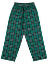 Comfortable Check Banding Pants Green - PEOPLE OF THE WORLD - BALAAN 4