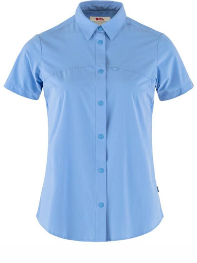 Women's High Coast Lite Short Sleeves Shirt Utramarine - FJALL RAVEN - BALAAN 2