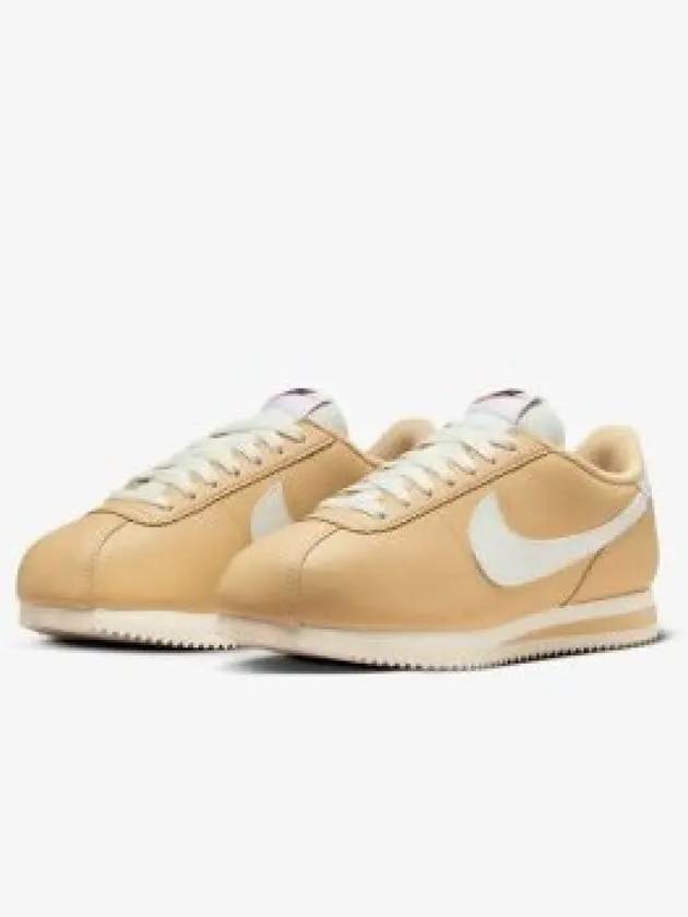 Women's Cortez Low Top Sneakers Sesame Sail - NIKE - BALAAN 2