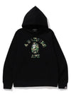 Men s Hooded Black 0ZXSWM114006N - BAPE - BALAAN 1