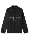 Logo Print Long Sleeve Shirt Black - GIVENCHY - BALAAN 2