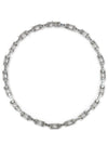 Monogram Chain Necklace Silver - LOUIS VUITTON - BALAAN 1