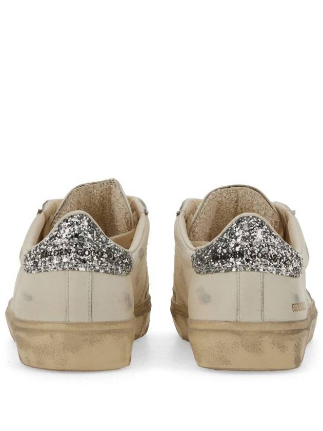 Soul Star Glitter Tab Low Top Sneakers White - GOLDEN GOOSE - BALAAN 5