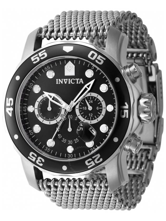 Invicta Pro Diver Chronograph GMT Date Quartz Black Dial Men's Watch 47236 - INVICTA - BALAAN 1