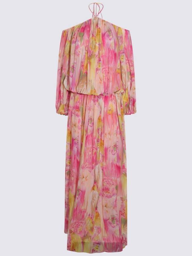 Blumarine Pink Maxi Dress - BLUMARINE - BALAAN 1