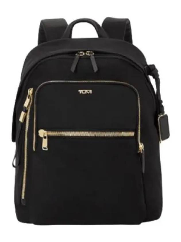 Voyager Halsey Backpack Black Gold Bag - TUMI - BALAAN 1