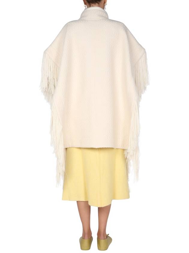 Women's Jacquard Cape - JIL SANDER - BALAAN 5