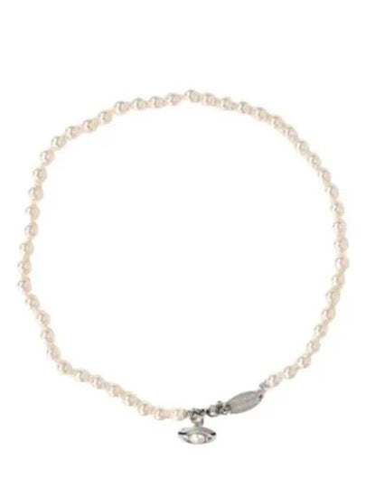 Simonetta Pearl Necklace Silver - VIVIENNE WESTWOOD - BALAAN 2