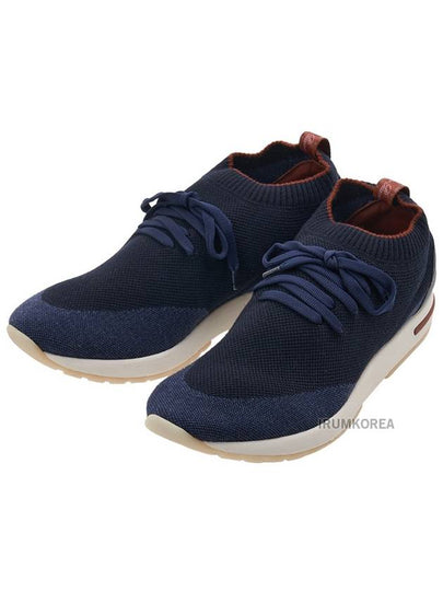 360 LP Flexi Wish Wool Walk Low Top Sneakers Shadow Blue - LORO PIANA - BALAAN 2