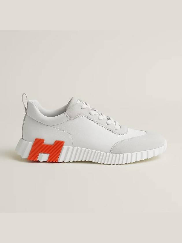 Bouncing Low Top Sneakers White - HERMES - BALAAN 6