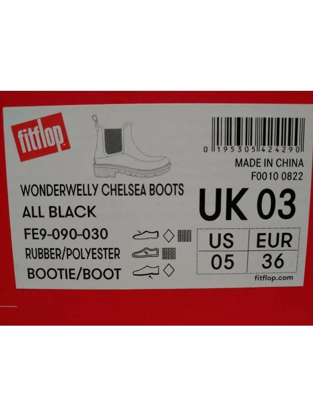 Wonderwelly Chelsea boots black rain boots wonderwelly chelssea boots - FITFLOP - BALAAN 7