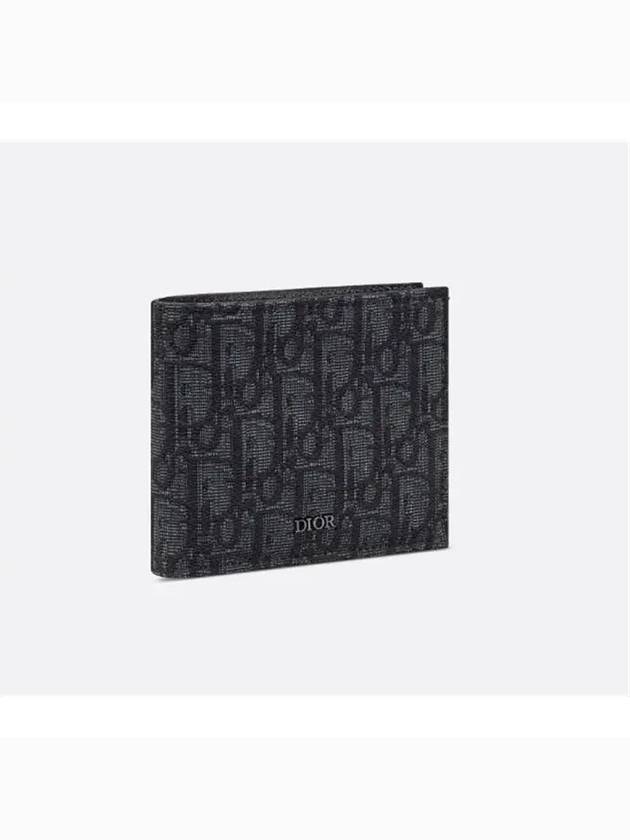 Wallet Black  Oblique Jacquard - DIOR - BALAAN 4