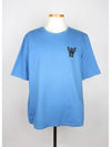 Robot leather patch short sleeve t shirt L 100 - HERMES - BALAAN 1