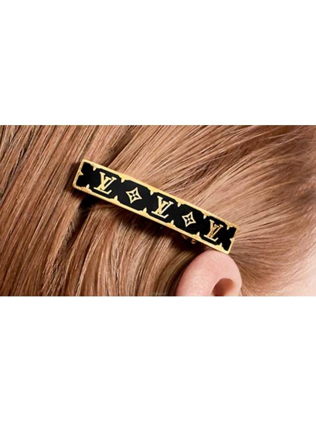 Nanogram Enamel Hair Clip Gold - LOUIS VUITTON - BALAAN 5