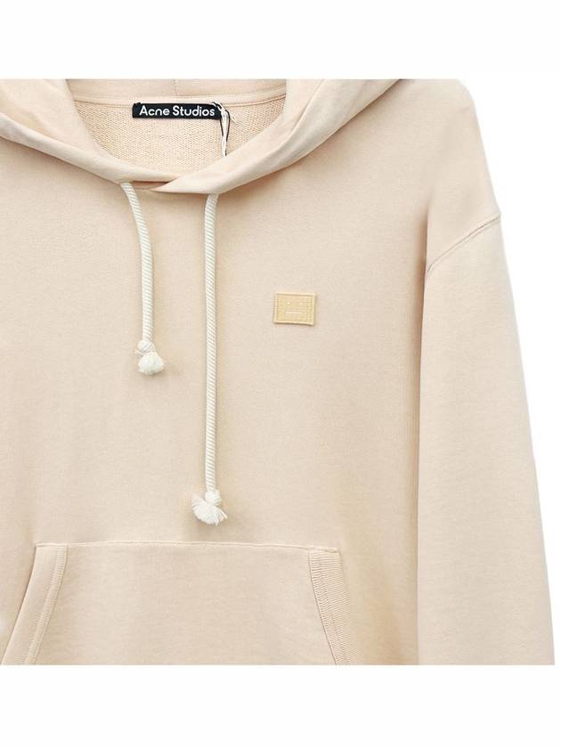 Face Patch Cotton Hoodie Powder Pink - ACNE STUDIOS - BALAAN 4