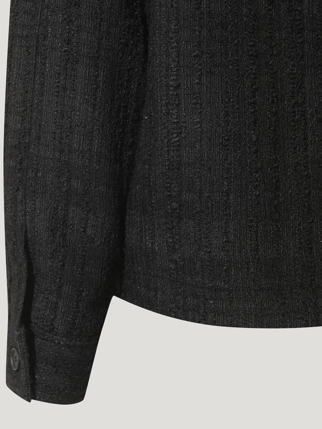 Black wool blend TWEED jacket - IRO - BALAAN 5