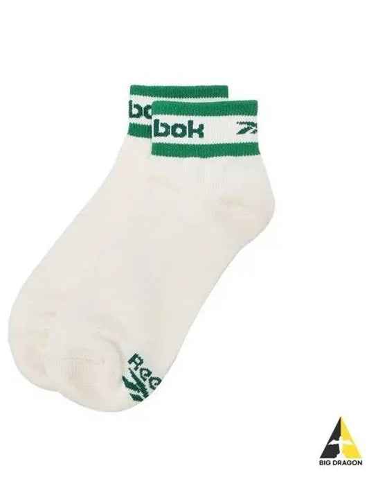 Essential Crew Socks Green - REEBOK - BALAAN 1