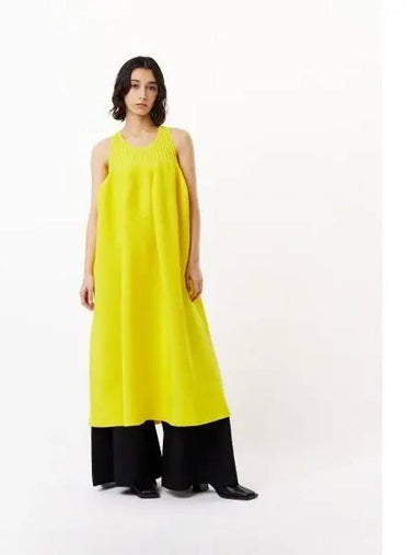 Women s Pottery Sleeveless Bust Flare Dress Butter Yellow - CFCL - BALAAN 1