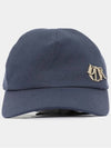 Logo Cotton Ball Cap Navy - DIOR - BALAAN 4