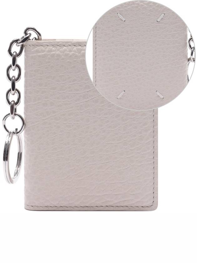 4 Stitch Keyring Card Wallet Grey - MAISON MARGIELA - BALAAN 2