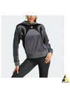 Women's Cut Line Hoodie Hood Gray 6 Women II5650 - ADIDAS - BALAAN 2