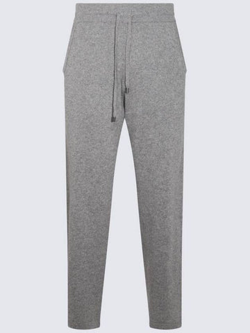 Canali Grey Wool Knitwear Pants - CANALI - BALAAN 1