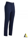 Double Knit Cigarette High Rise Stretch Straight Pants Navy - G/FORE - BALAAN 2