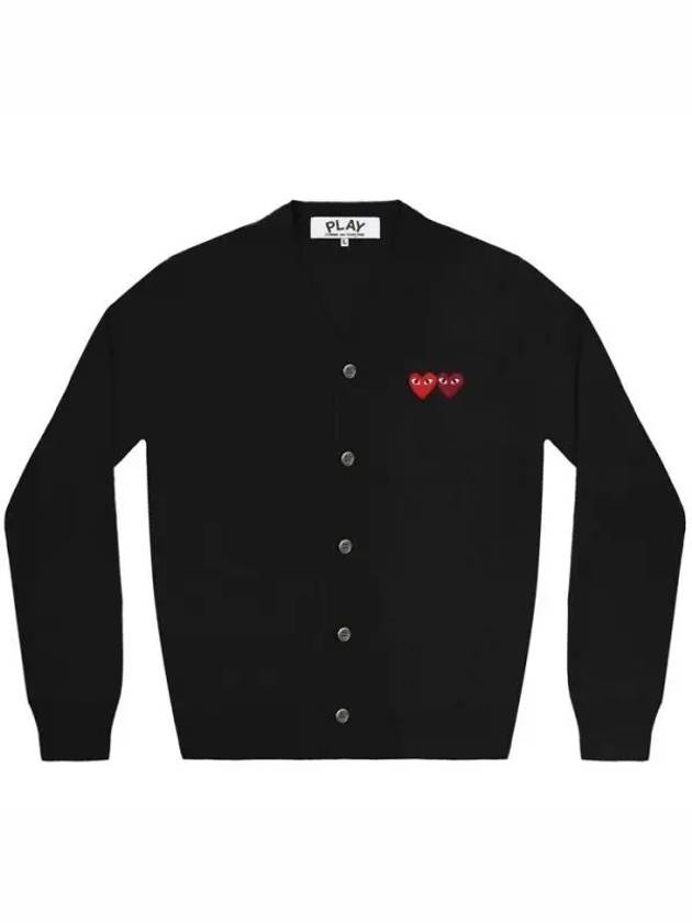 Double Heart Waffen Cardigan AX N058 051 1211017 - COMME DES GARCONS - BALAAN 1