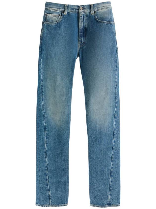 straight jeans with twisted seams - MAISON MARGIELA - BALAAN 1