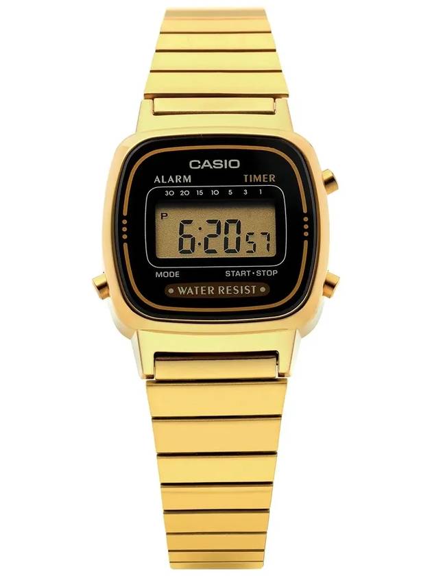 Vintage Digital Metal Watch Gold - CASIO - BALAAN 6