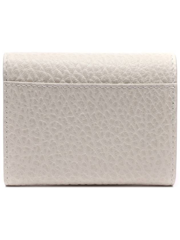 Zip Compact Tri-Fold Half Wallet Ivory - MAISON MARGIELA - BALAAN 5