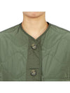 Umberta Button Flap Pocket Side Zipper Jacket Dark Green - MAX MARA - BALAAN 7