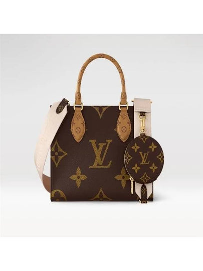 Women's OnTheGo PM Monogram Tote Bag Brown - LOUIS VUITTON - BALAAN 2