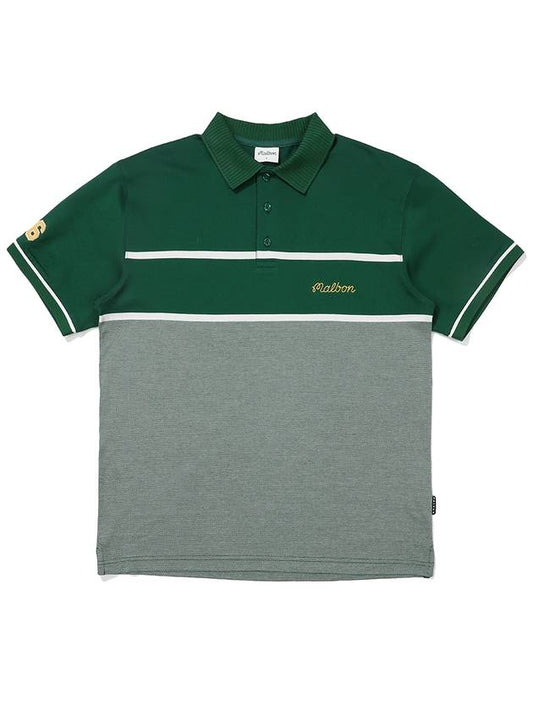 Marlbon Script Polo T-Shirt GREEN MAN M3221PTS23GRN - MALBON GOLF - BALAAN 2