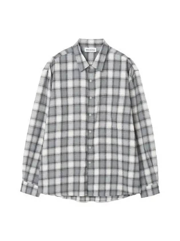 Milo Ombre Check Shirt Smoke Gray - MILLO ARCHIVE - BALAAN 1