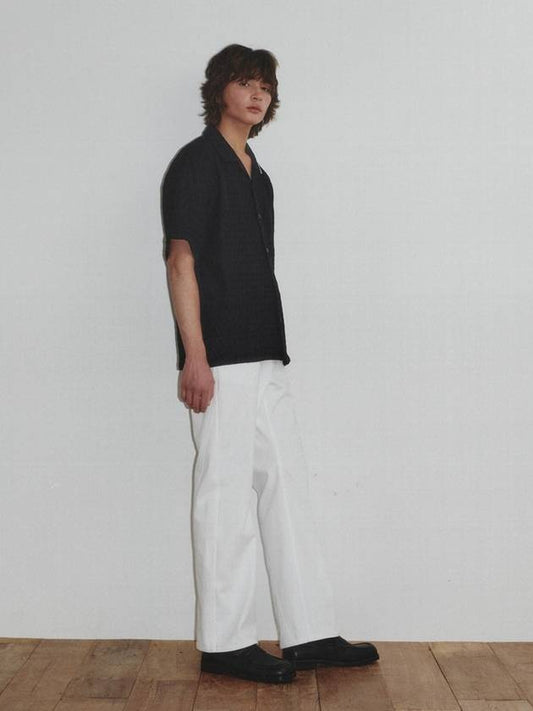 Wave Cutting Cotton Pants_Off White - KINETO - BALAAN 2