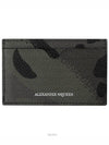 Dance Skeleton Print Card Wallet Khaki - ALEXANDER MCQUEEN - BALAAN 2