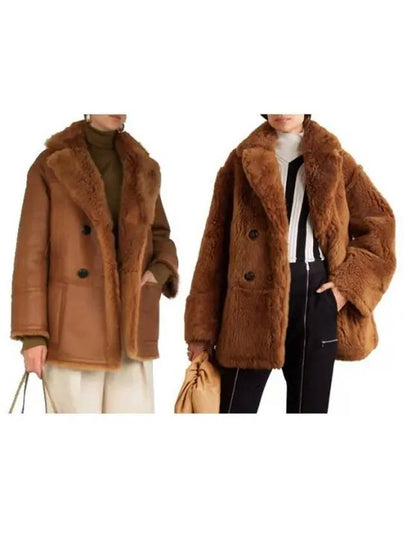 Slater Reversible Shearling Coat Brown - LORO PIANA - BALAAN 2